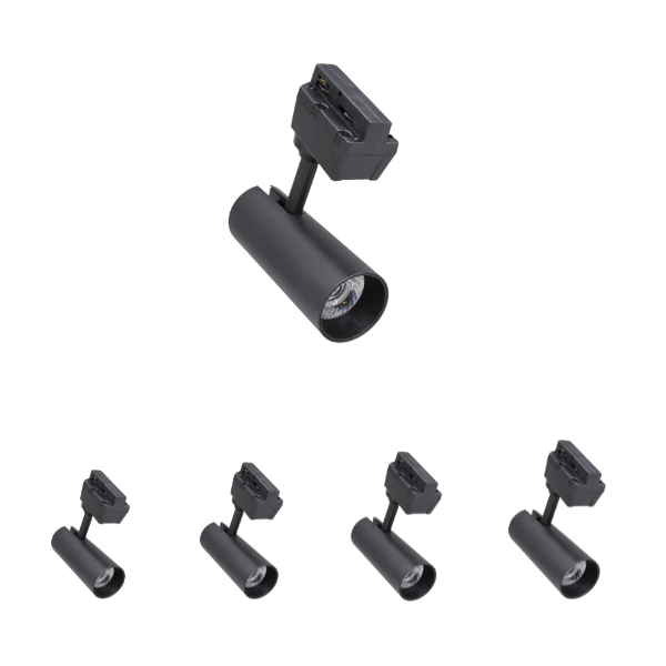 Đèn ray rọi mẫu [RR-SA-RR03] màu đen 5W-30W  | Saco